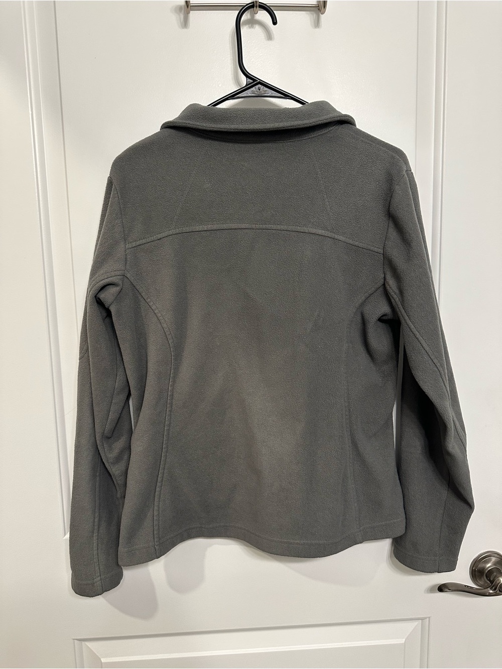 Columbia Women’s Charcoal Gray Full-Zip Fleece Jacket - Picture 2 of 2